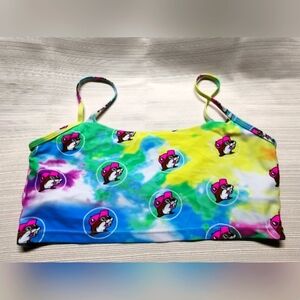 Colorful Bucee's Tie-Dye Bikini Top